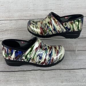 Sanita Tivoli Womens EU 38 US 7 Clogs Multi Color